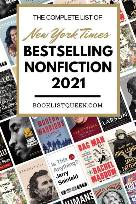 New york times best sellers nonfiction - Nov 24, 2021 · The New York Times Best Sellers are up-to-date and authoritative lists of the most popular books in the United States, based on sales in the past week, including fiction, non-fiction, paperbacks ... 